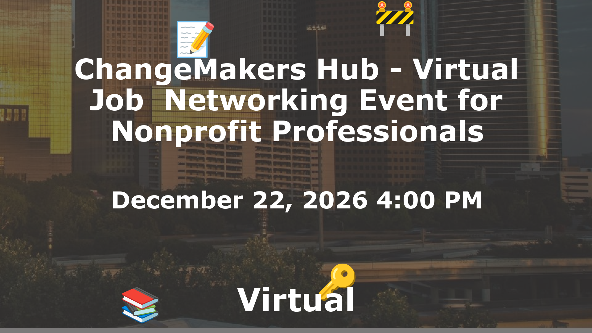 ChangeMakers Hub - Virtual Job  Networking Event for Nonprofit Professionals event image